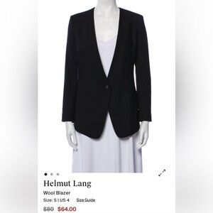Helmut Lang Black Women's Blazer